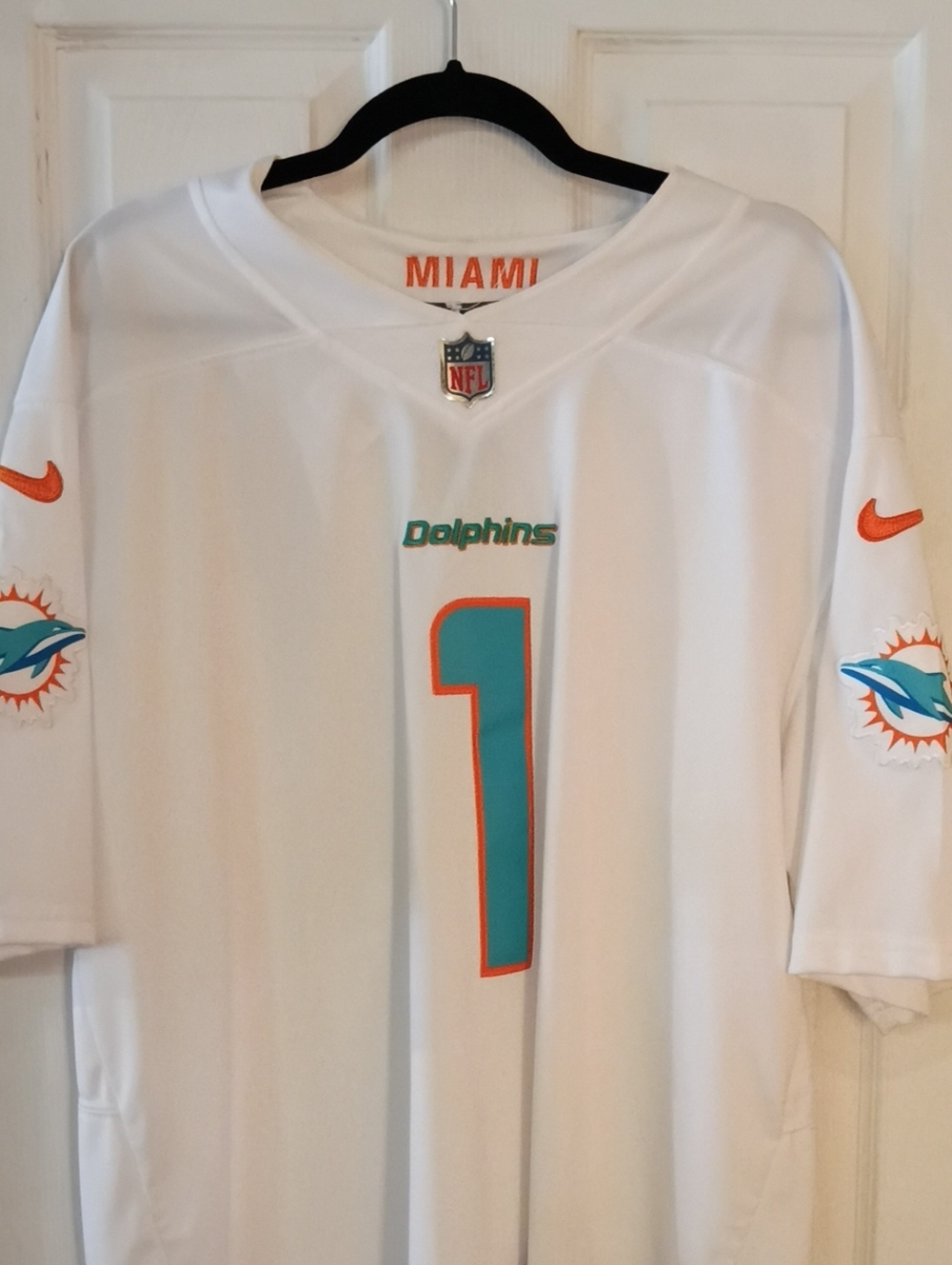 Miami Dolphins White Jersey Size XL